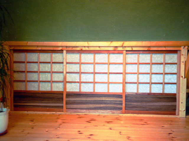 Shoji-Einbauschrank Dach-Abseite, Regensburg