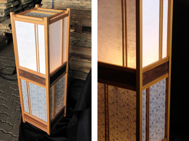 Traditionelle Japan-Lampen (Andon) mit Papierbespannung