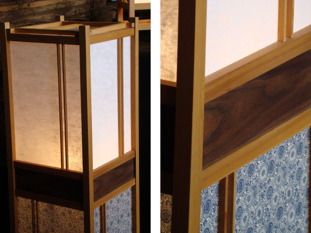 Traditionelle Japan-Lampen (Andon) mit Papierbespannung