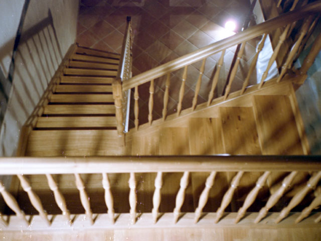 Treppe aus Eiche, Frankreich 