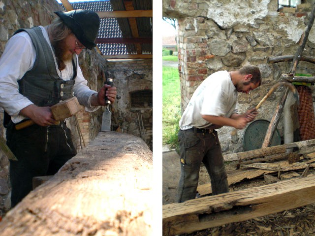 Restauration eines Fachwerk-Giebels, Schependorf